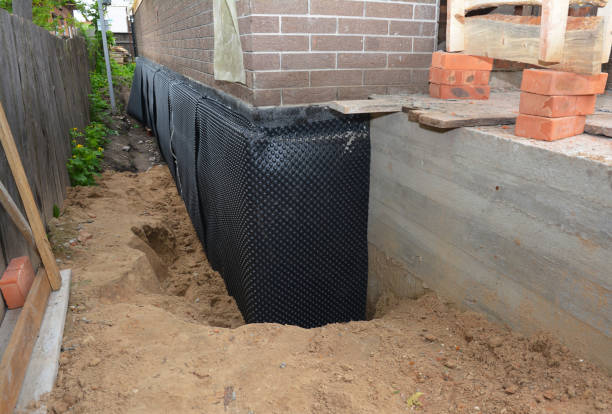 Happy homeowners after waterproofing job in La Grange Park